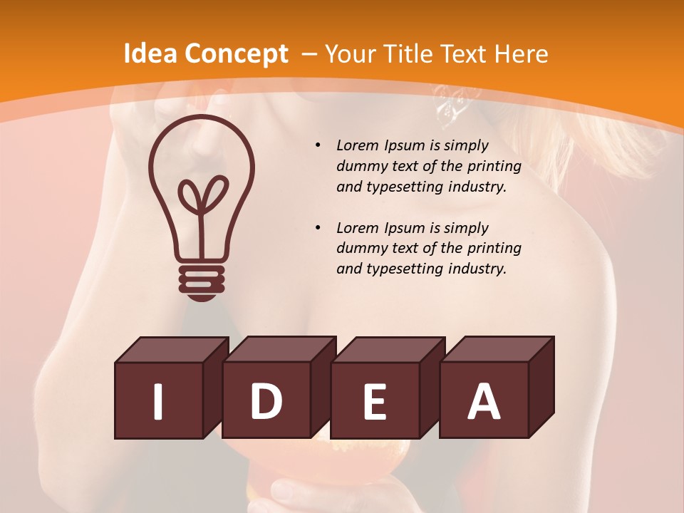 Tequila Cherry Glass PowerPoint Template