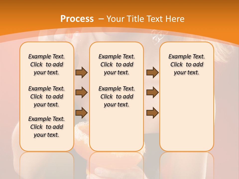 Tequila Cherry Glass PowerPoint Template