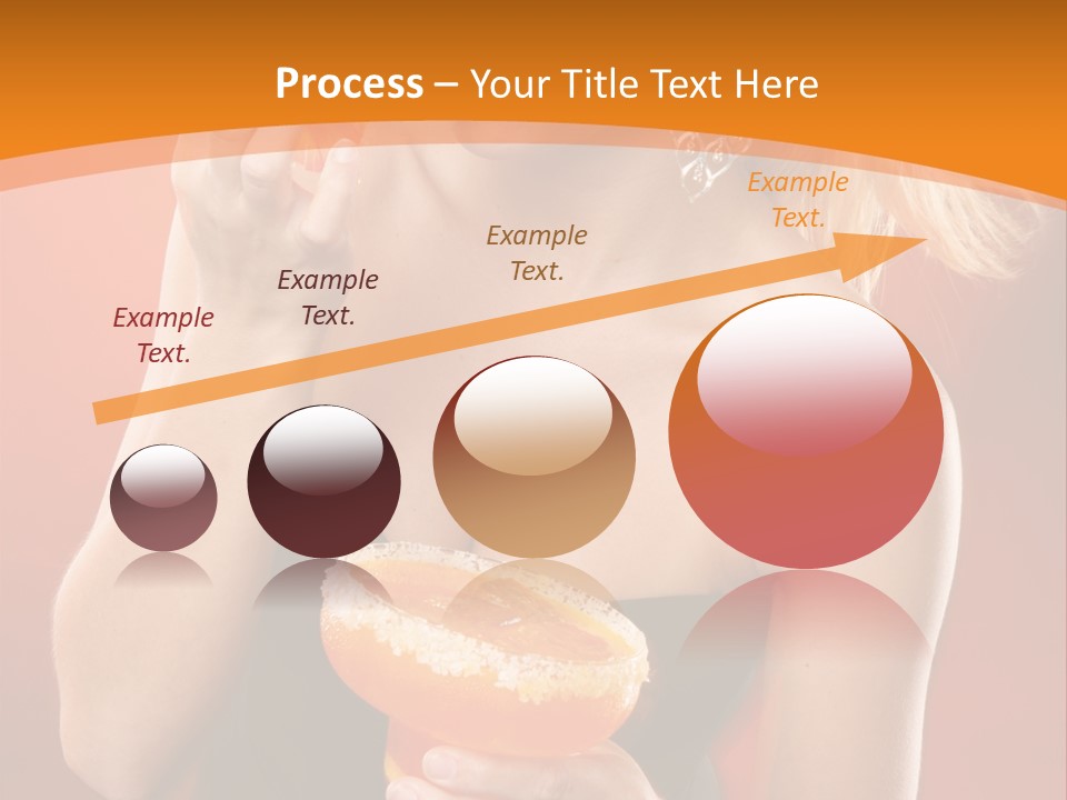 Tequila Cherry Glass PowerPoint Template