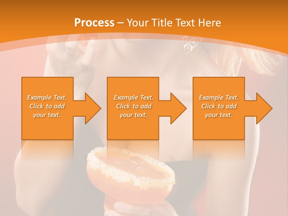 Tequila Cherry Glass PowerPoint Template