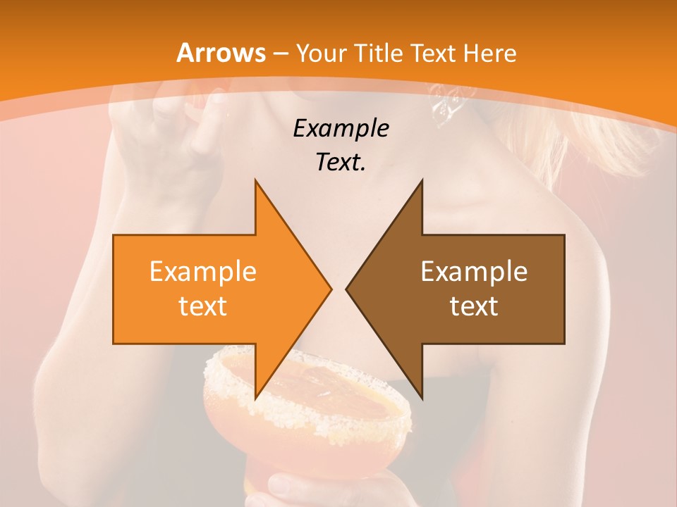 Tequila Cherry Glass PowerPoint Template