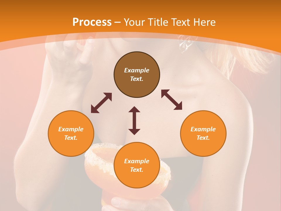 Tequila Cherry Glass PowerPoint Template