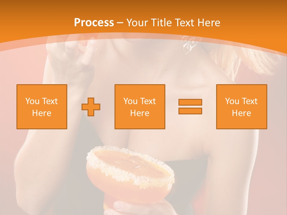 Tequila Cherry Glass PowerPoint Template