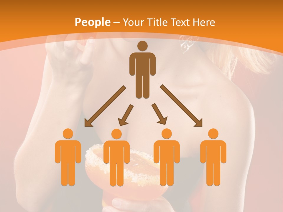 Tequila Cherry Glass PowerPoint Template