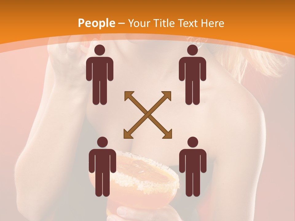 Tequila Cherry Glass PowerPoint Template