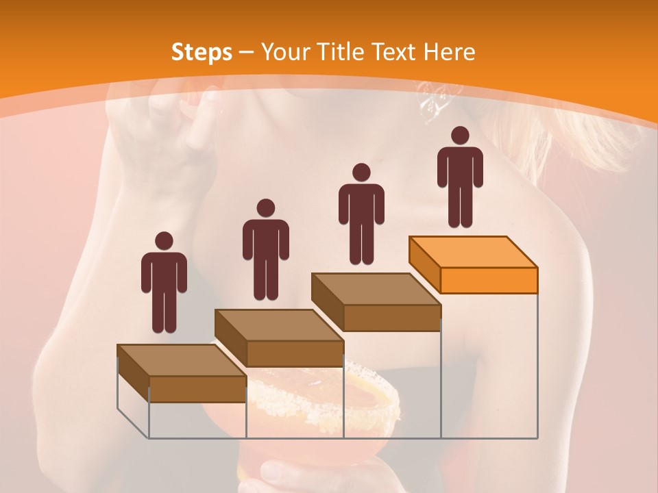 Tequila Cherry Glass PowerPoint Template