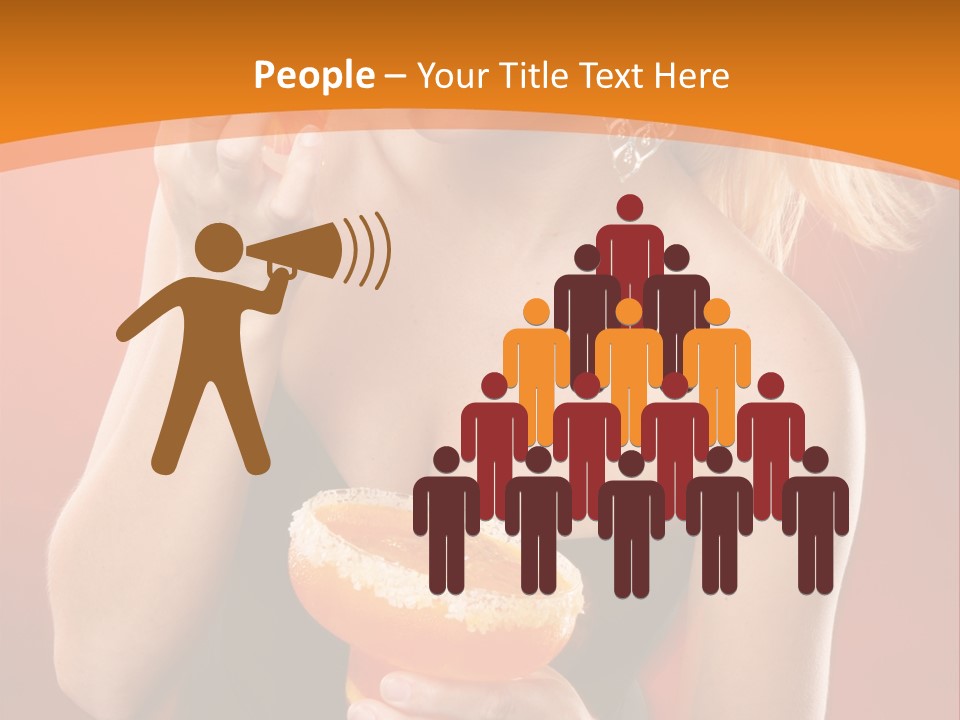 Tequila Cherry Glass PowerPoint Template