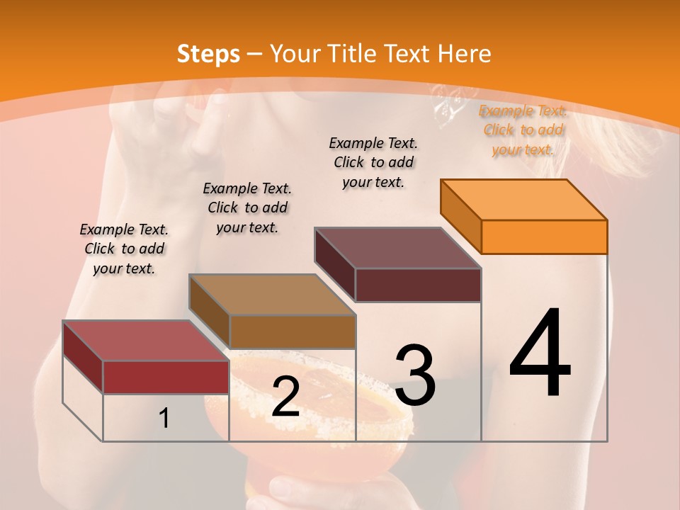 Tequila Cherry Glass PowerPoint Template