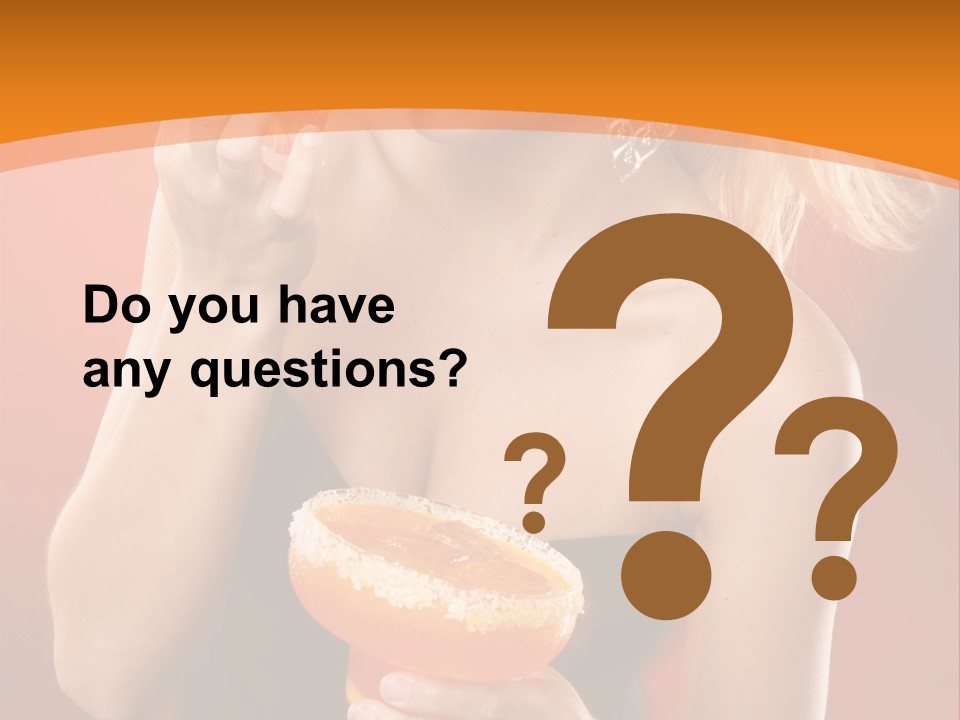 Tequila Cherry Glass PowerPoint Template