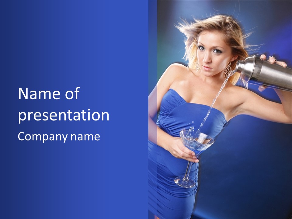 Alcohol Po E Chill PowerPoint Template