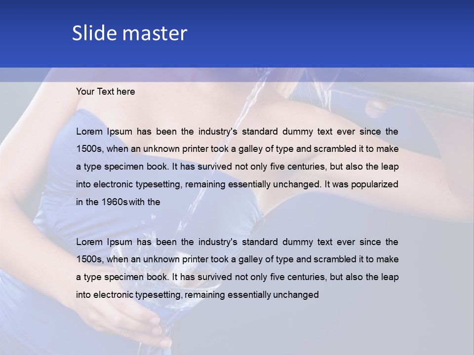 Alcohol Po E Chill PowerPoint Template