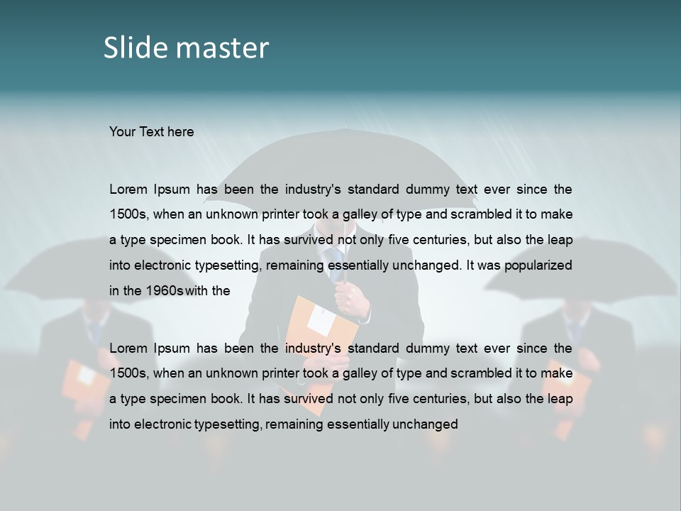 Attorney Finance Protection PowerPoint Template