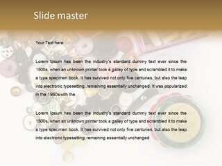 Tailor Red Old PowerPoint Template