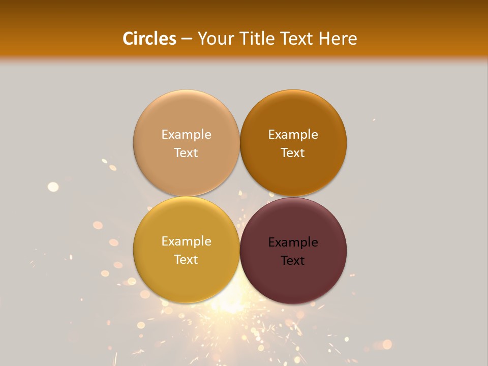 Season Black Flame PowerPoint Template