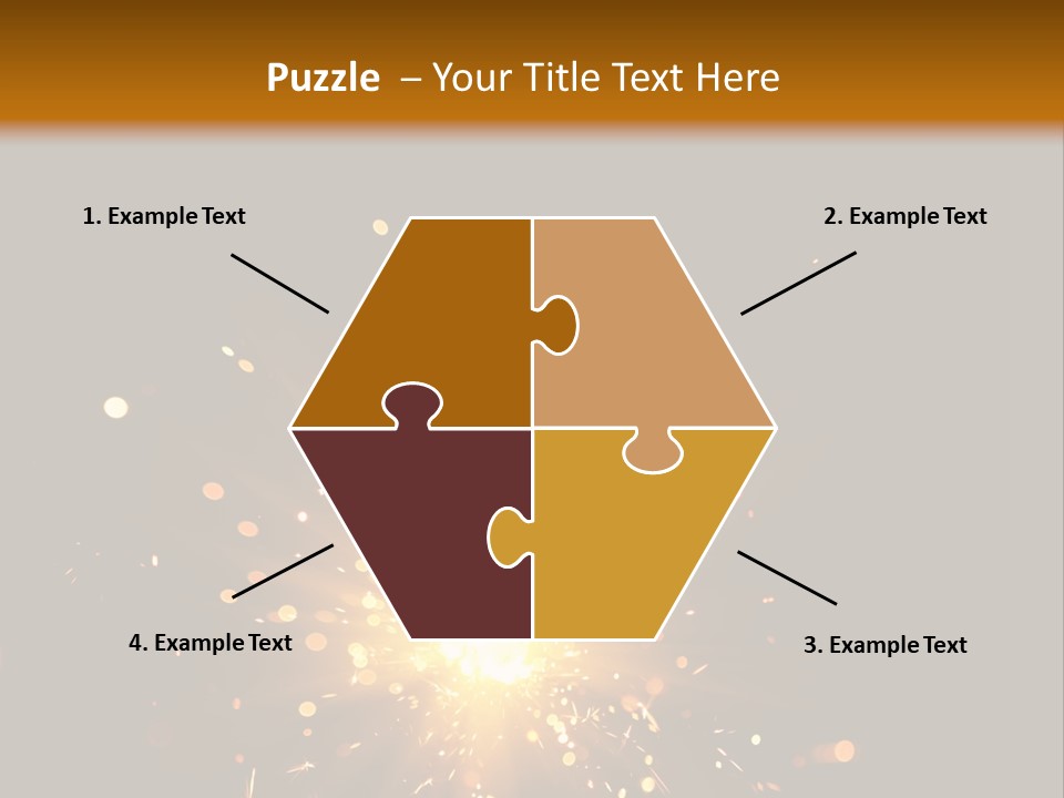 Season Black Flame PowerPoint Template