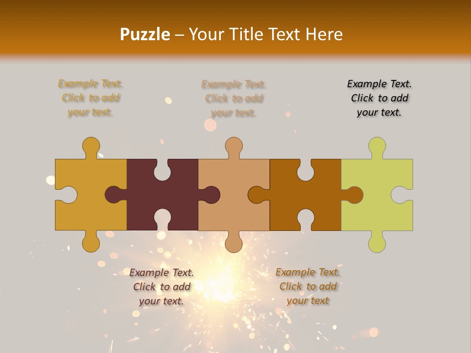 Season Black Flame PowerPoint Template