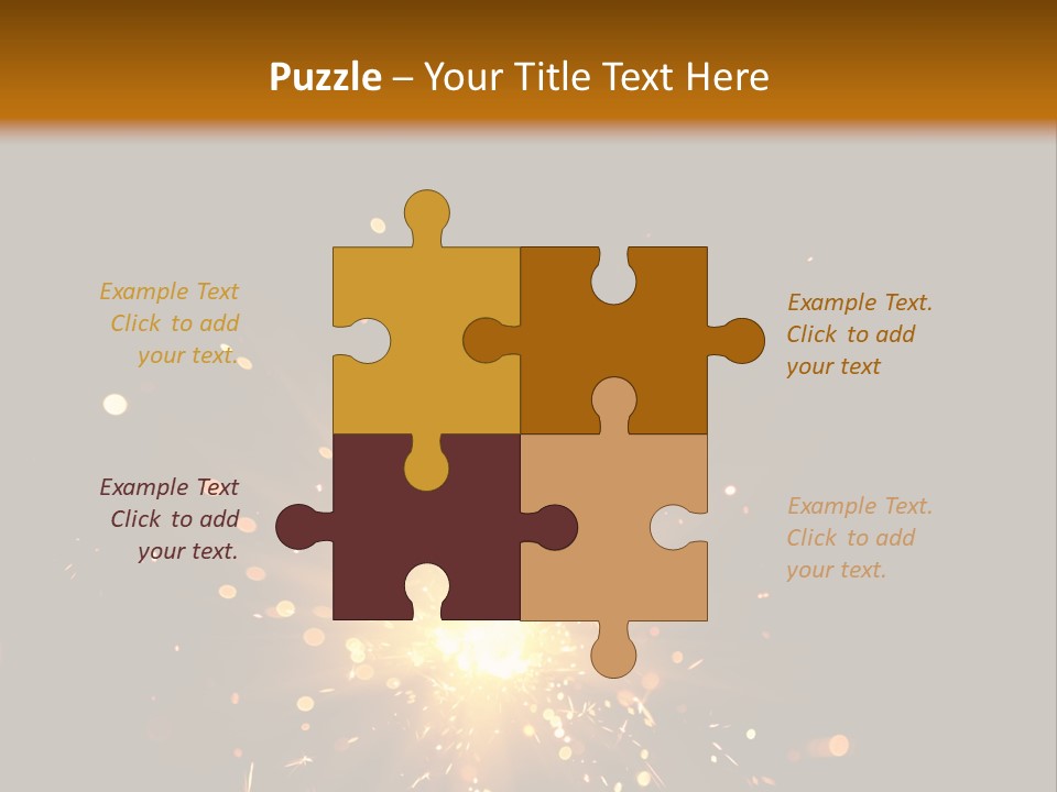 Season Black Flame PowerPoint Template