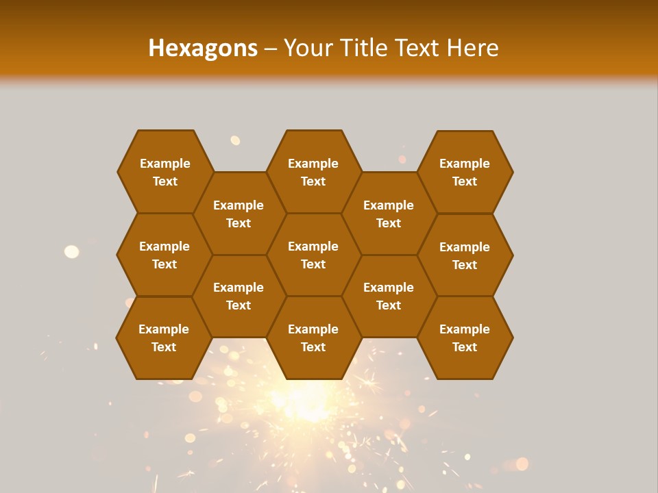 Season Black Flame PowerPoint Template