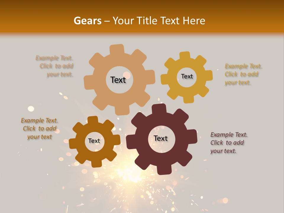 Season Black Flame PowerPoint Template