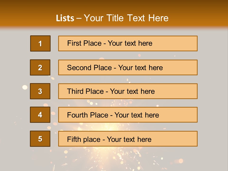 Season Black Flame PowerPoint Template