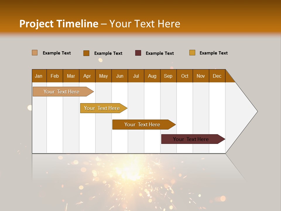 Season Black Flame PowerPoint Template