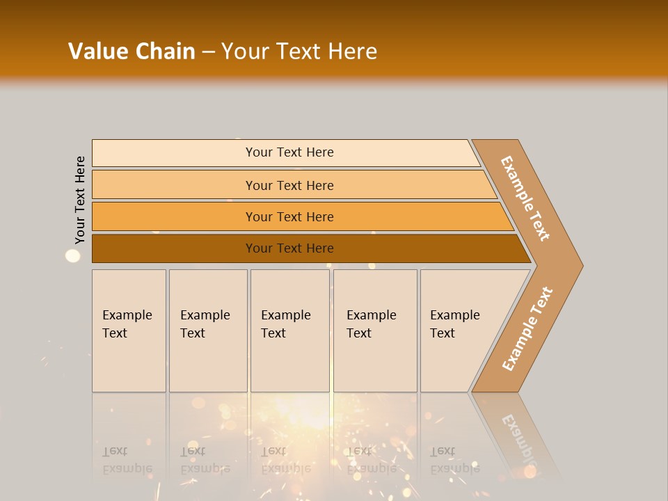 Season Black Flame PowerPoint Template