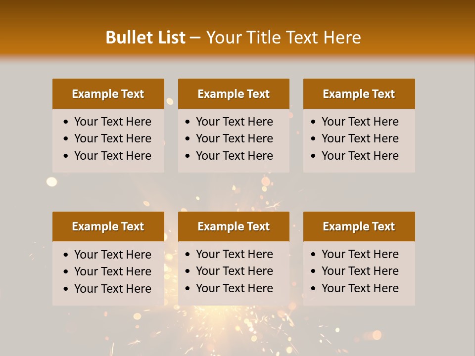 Season Black Flame PowerPoint Template