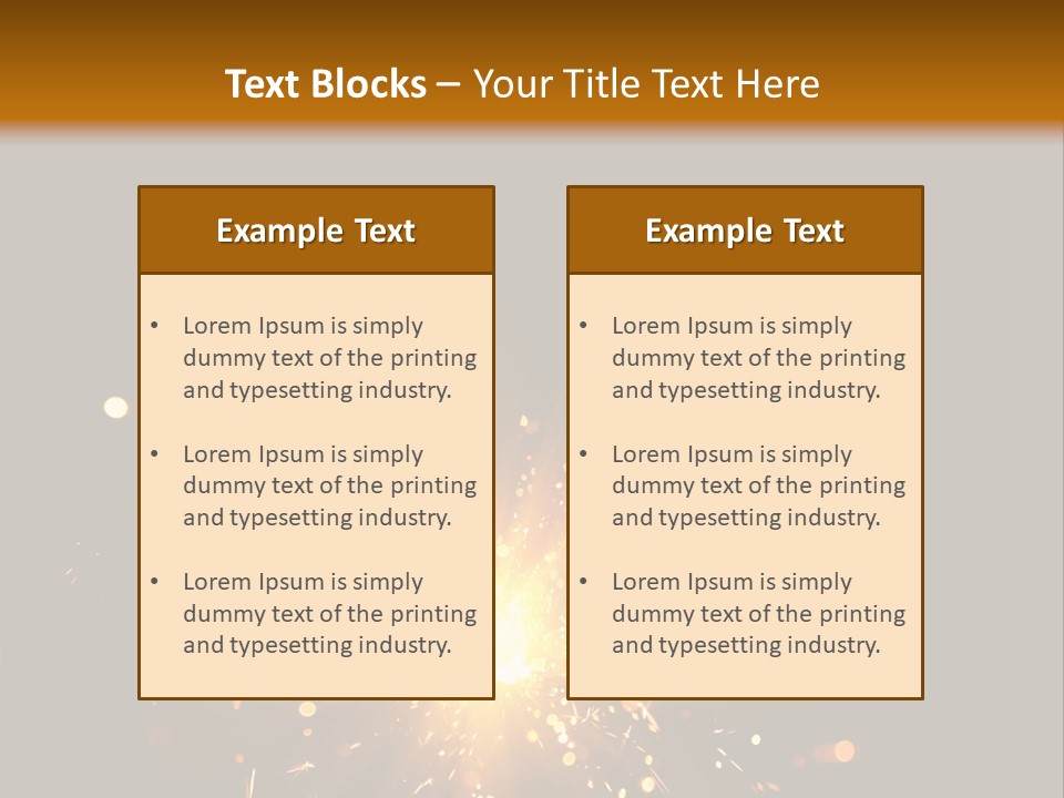 Season Black Flame PowerPoint Template