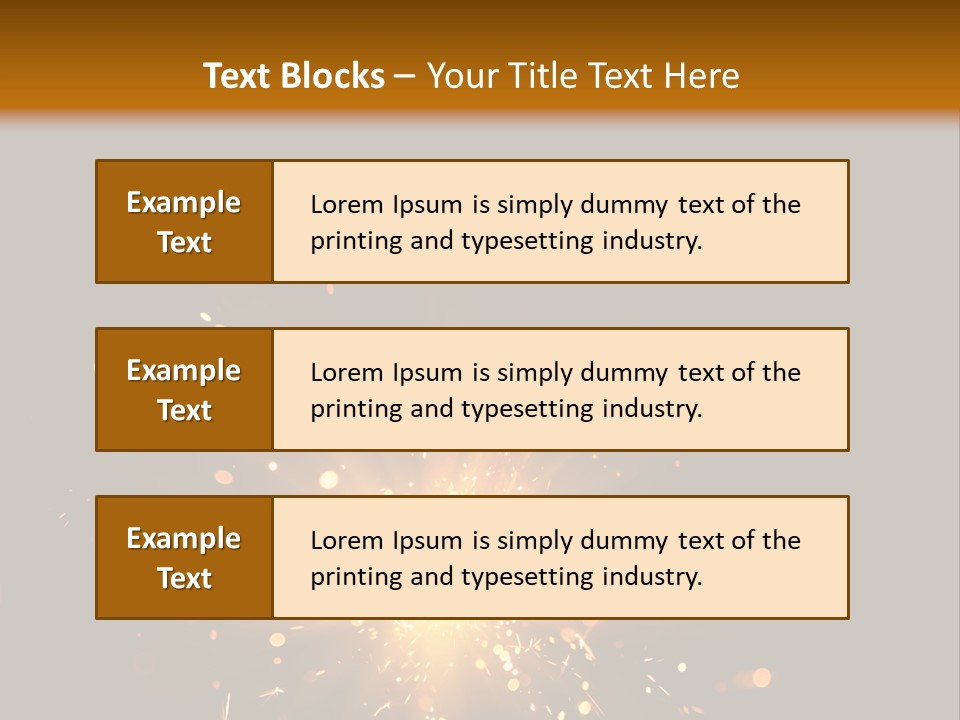 Season Black Flame PowerPoint Template