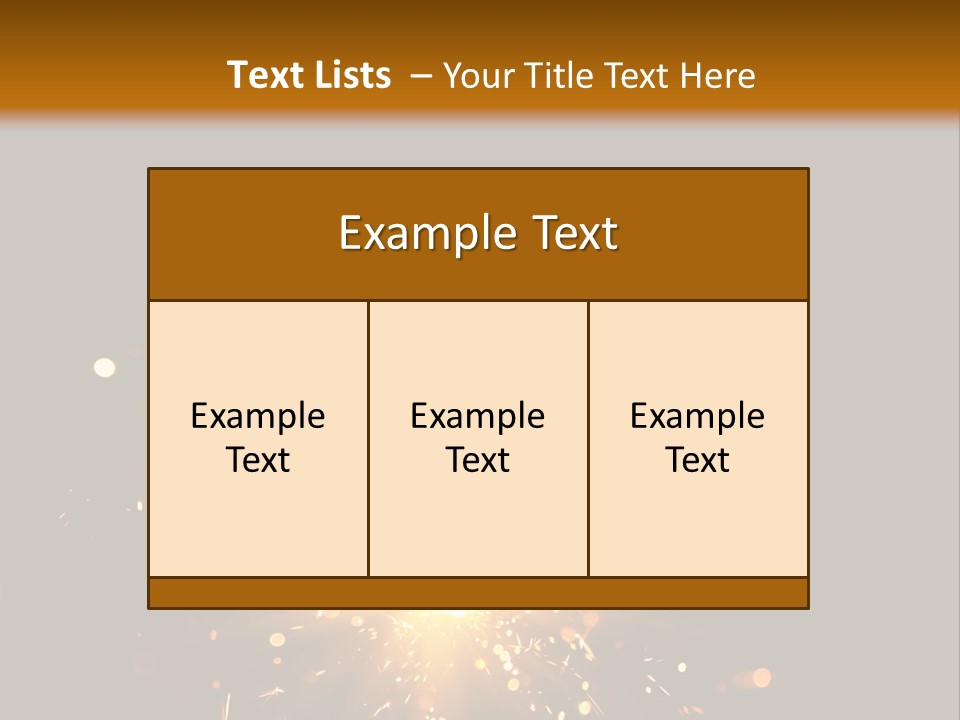 Season Black Flame PowerPoint Template