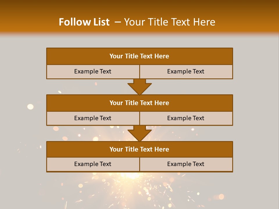 Season Black Flame PowerPoint Template
