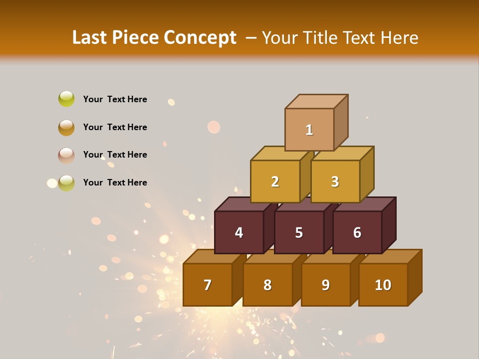 Season Black Flame PowerPoint Template