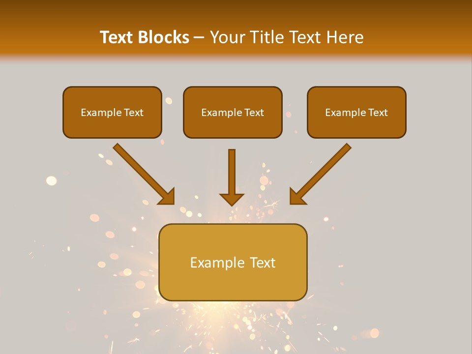 Season Black Flame PowerPoint Template