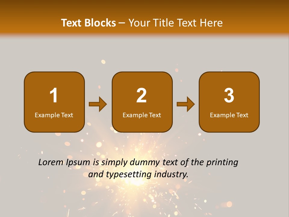 Season Black Flame PowerPoint Template