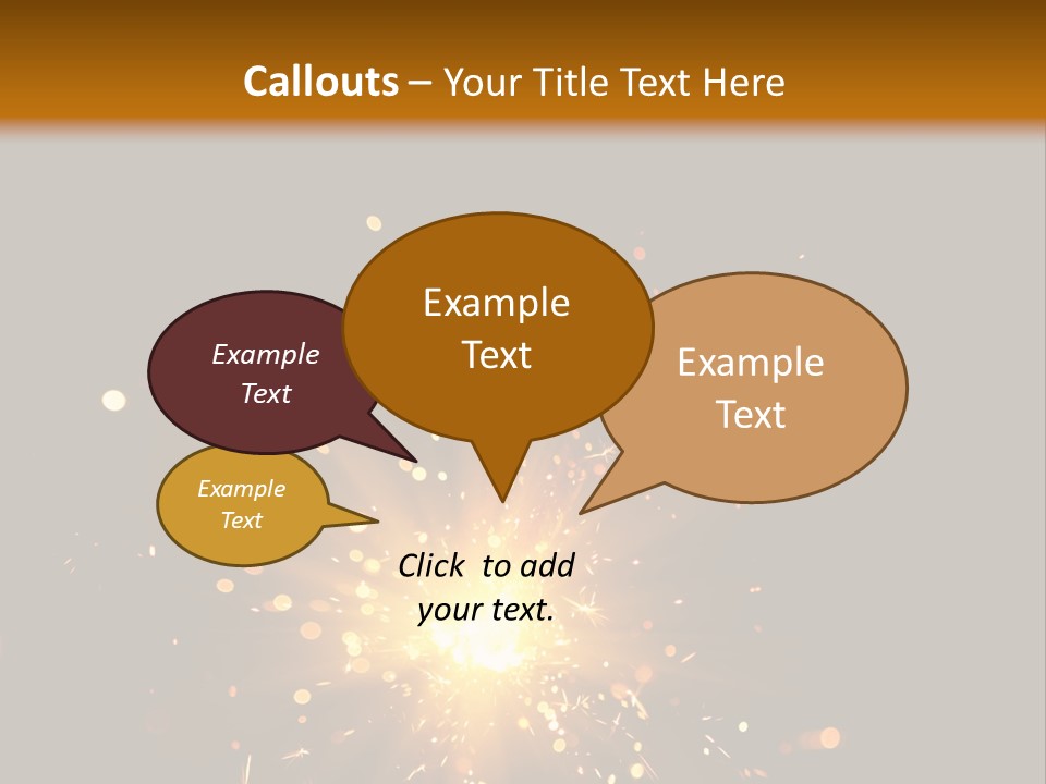 Season Black Flame PowerPoint Template