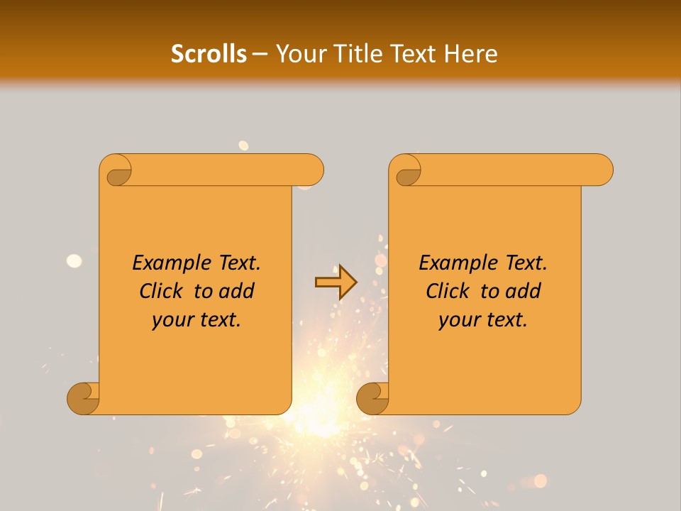 Season Black Flame PowerPoint Template