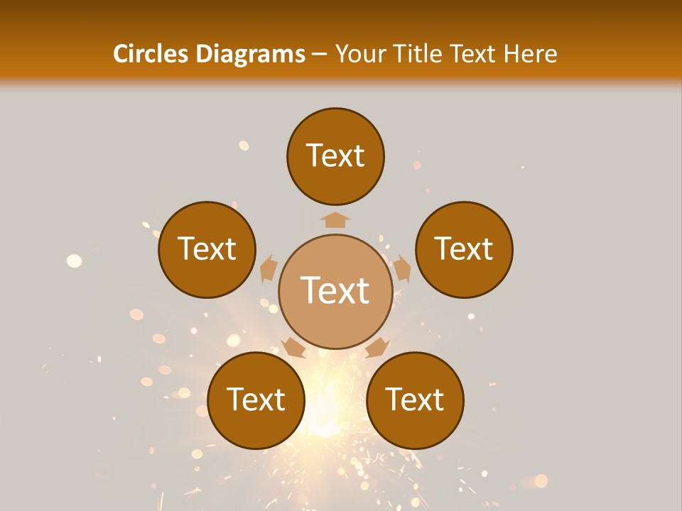 Season Black Flame PowerPoint Template