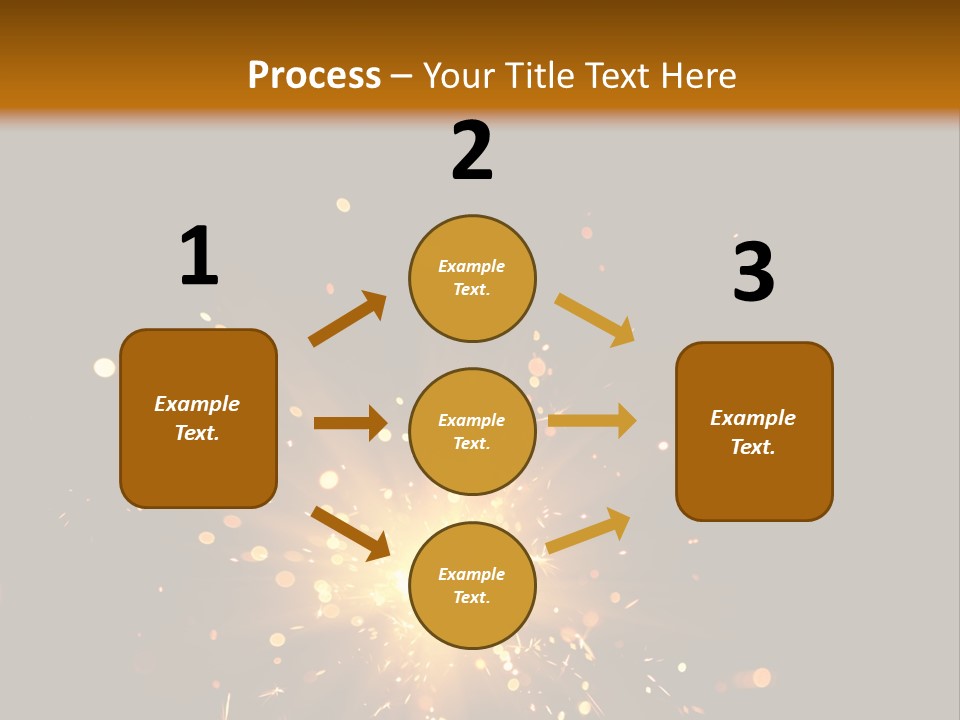 Season Black Flame PowerPoint Template