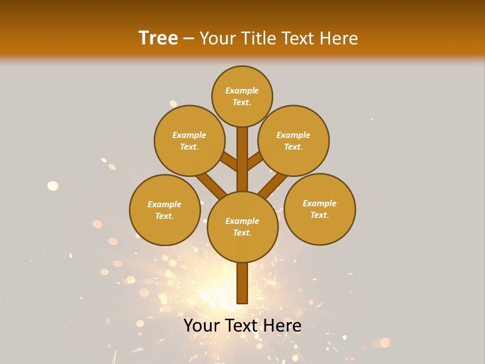 Season Black Flame PowerPoint Template