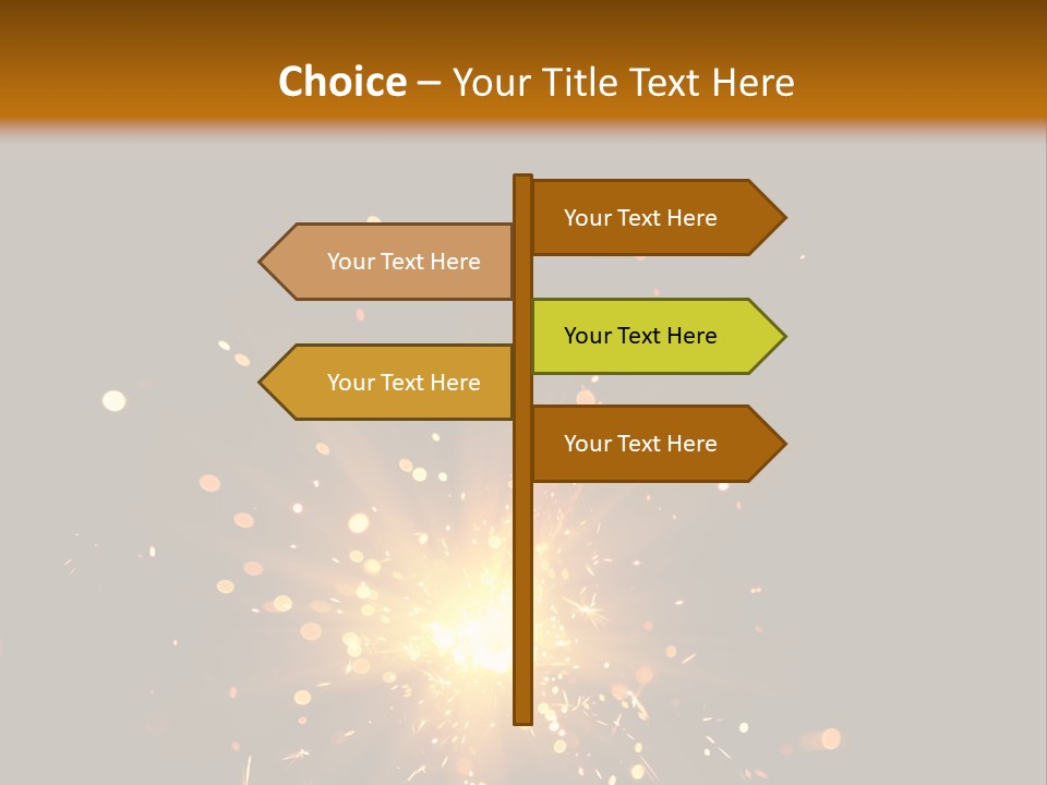 Season Black Flame PowerPoint Template