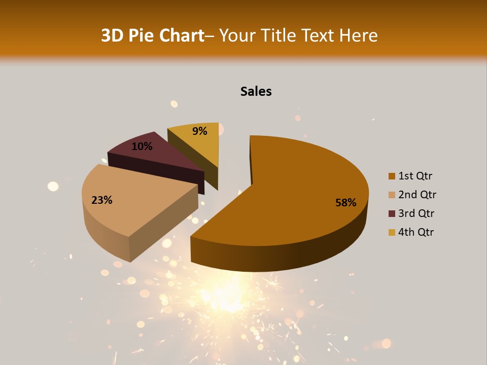 Season Black Flame PowerPoint Template