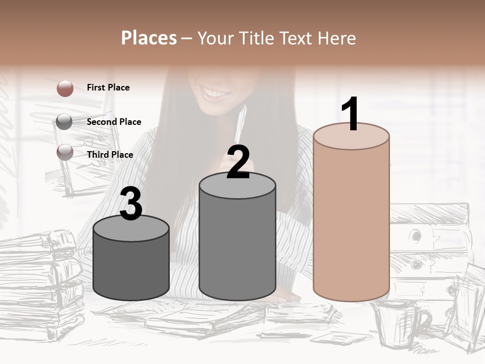 S Beautiful Portrait PowerPoint Template