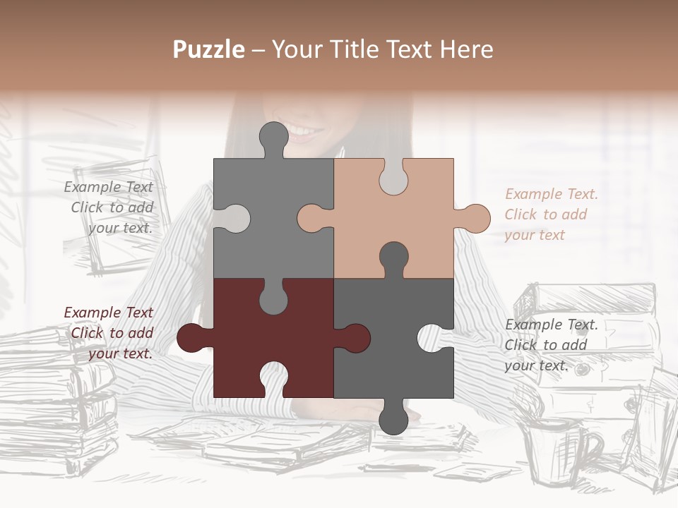 S Beautiful Portrait PowerPoint Template