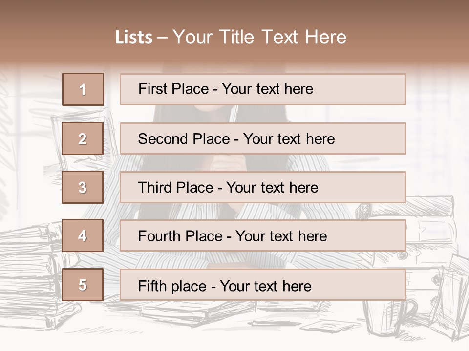 S Beautiful Portrait PowerPoint Template