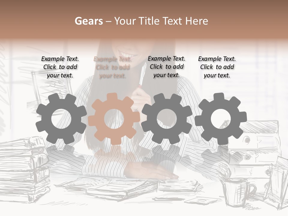 S Beautiful Portrait PowerPoint Template