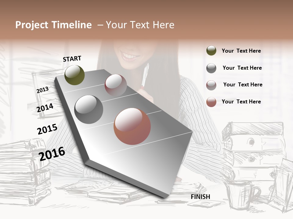 S Beautiful Portrait PowerPoint Template