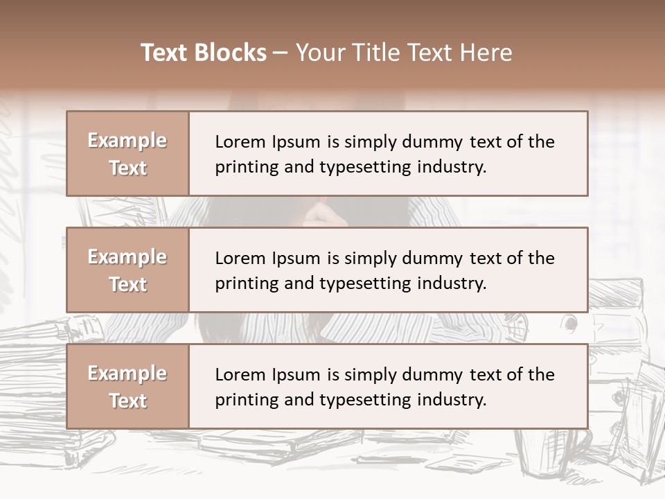 S Beautiful Portrait PowerPoint Template