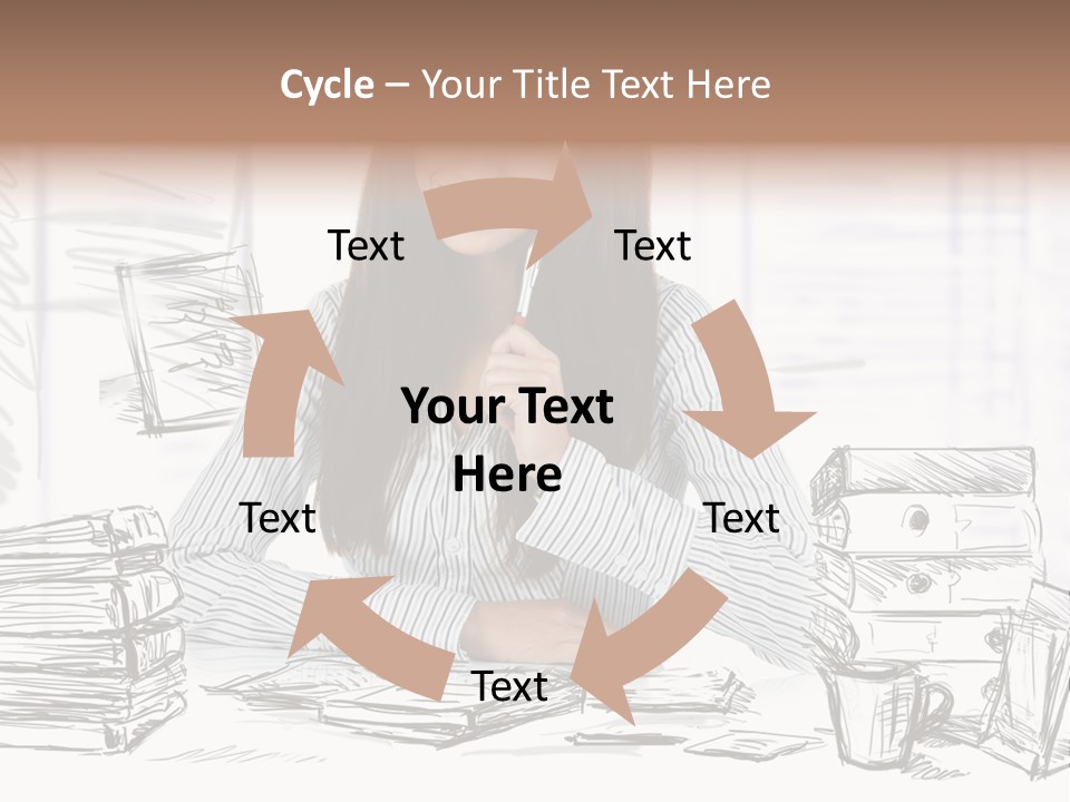 S Beautiful Portrait PowerPoint Template