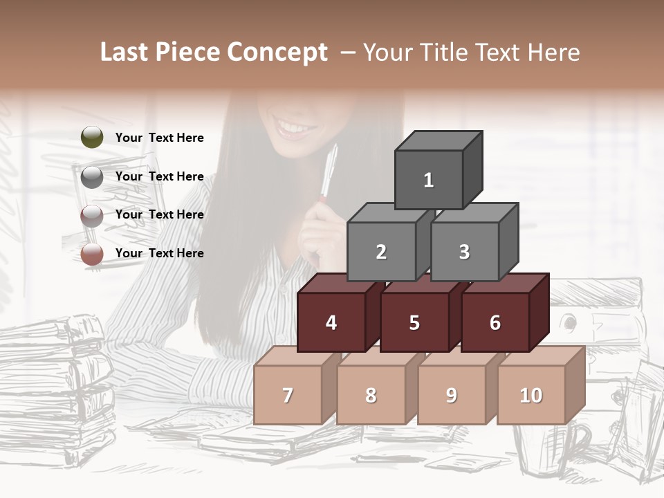 S Beautiful Portrait PowerPoint Template