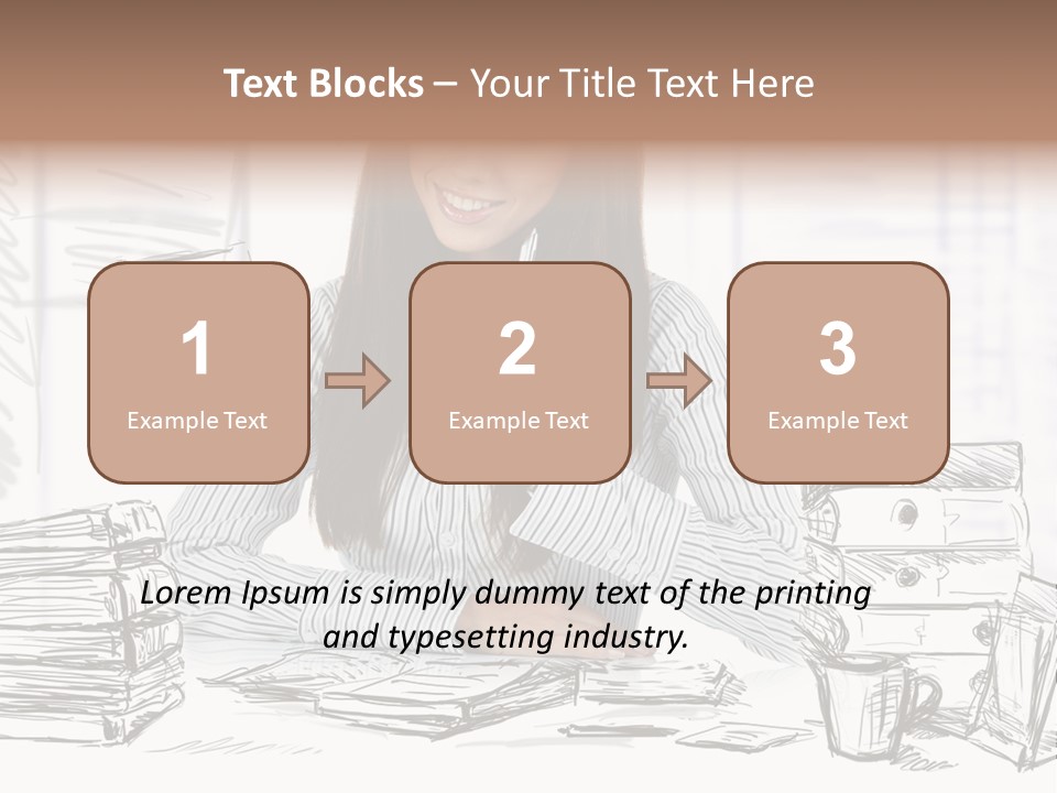 S Beautiful Portrait PowerPoint Template